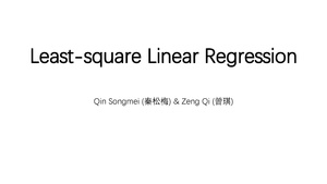 Least-square Linear Regression.pdf