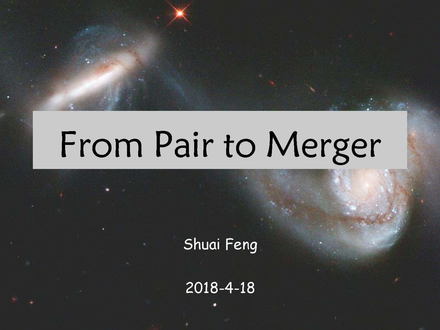 From pair to merger.pdf